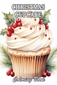 Christmas Cupcake Coloring Book