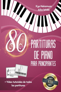 80 Partituras de Piano para Principiantes