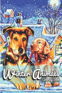 Winter Animals Coloring Book