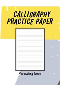 Calligraphy Practice Handwriting Paper
