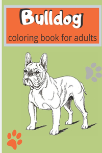bulldog coloring book for adults