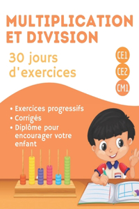 Multiplication Division 30 jour d'exercices