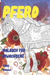 Malbuch für Erwachsene - Mandala - Tiere - Pferd