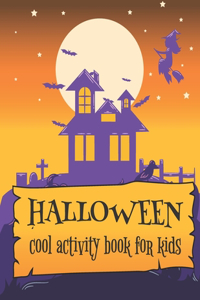 Halloween cool activity book for kids