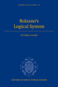 Bolzano's Logical System