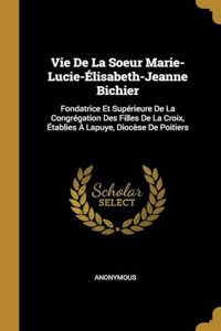 Vie De La Soeur Marie-Lucie-Élisabeth-Jeanne Bichier