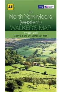 Walker's Map North York Moors (Western)