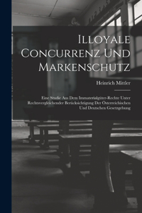 Illoyale Concurrenz Und Markenschutz