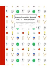 Primary Composition Notebook Grades K-2 Story Paper Journal 8 x 10 120 Pages