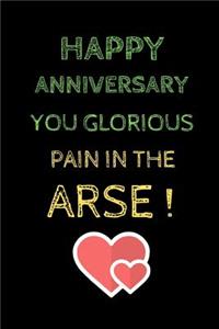 Happy Anniversary You glorious pain in the arse !