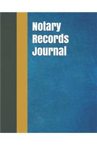 Notary Records Journal: Official Notary Records Book, Notary Public Logbook, Notary Public Journal, Notary Receipt Book, Notarial acts records events Log, 120 Pages