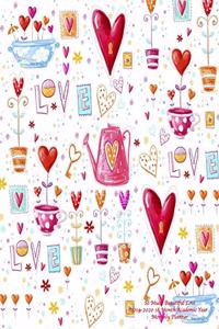 So Much Beautiful Love 2019-2020 18 Month Academic Year Monthly Planner