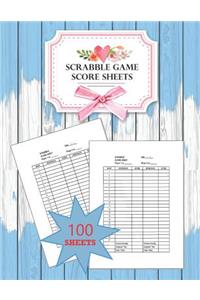 Scrabble Score Sheet