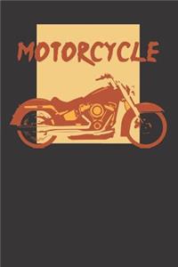 Motorcycle Notebook Journal