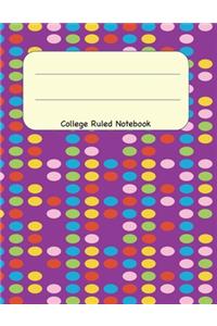 College Ruled Notebook