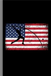 Pole Vault Flag: Jumping Gift For Acrobats (6"x9") Lined Notebook To Write In