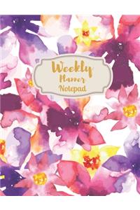 Weekly Planner Notepad