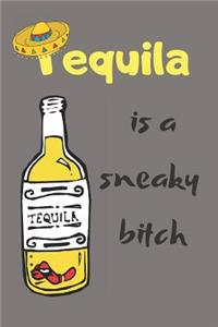 Tequila Blank Lined Journal Notebook