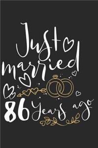 Just Married 86 Years Ago