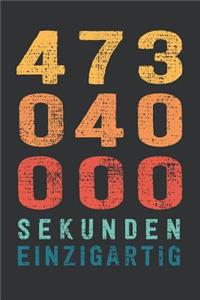 473 040 000 Sekunden Einzigartig