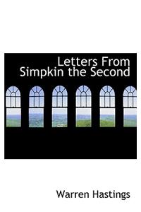 Letters from Simpkin the Second