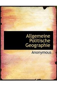 Allgemeine Politische Geographie