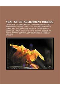 Year of Establishment Missing