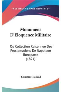 Monumens D'Eloquence Militaire