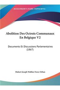 Abolition Des Octrois Communaux En Belgique V2