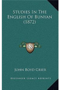 Studies in the English of Bunyan (1872)