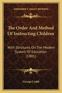 Order And Method Of Instructing Children