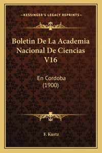 Boletin De La Academia Nacional De Ciencias V16