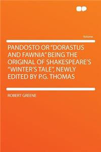 Pandosto or 
