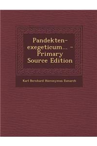 Pandekten-Exegeticum...