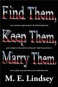 Find Them, Keep Them, Marry Them.