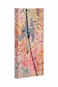 Paperblanks Anemone William Kilburn Hardcover Mini Lined Wrap Closure 176 Pg 85 GSM