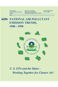 National Air Pollutant Emission Trends, 1900-1998