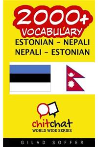 2000+ Estonian - Nepali Nepali - Estonian Vocabulary