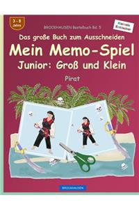 BROCKHAUSEN Bastelbuch Bd. 5 - Das große Buch zum Ausschneiden - Mein Memo-Spiel Junior