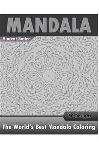 World's Best Mandala Coloring Book