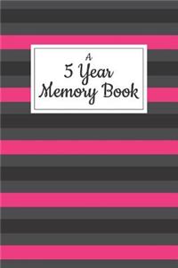 A 5 Year Memory Book