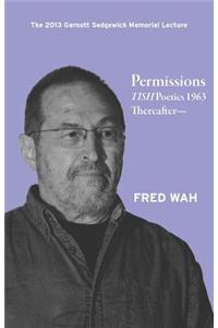 Permissions: Tish Poetics 1963 Thereafter