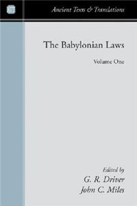 Babylonian Laws 2 Volume Set