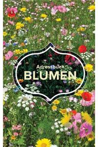 Adressbuch Blumen