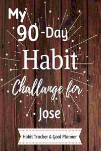 My 90-Day Habit Challenge For Jose Habit Tracker & Goal Planner