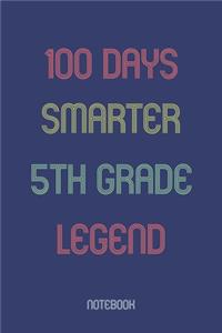 100 Days Smarter 5th Grade Legend