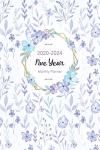 Five Year Monthly Planner 2020-2024