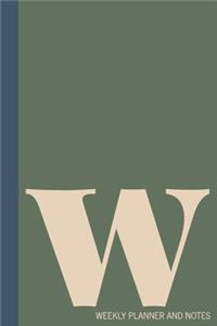 w - Weekly Planner and Notes