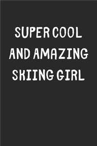 Super Cool And Amazing Skiing Girl