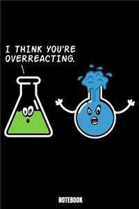 I Think You'Re Overreacting Notebook